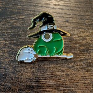 Witch Frog Enamel Pin